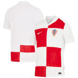 Camisa Croacia Home 2024 Branca e - Torcedor Vermelha