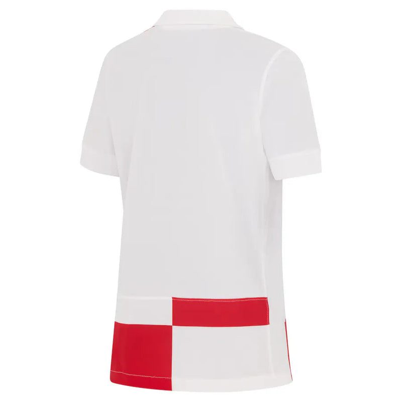 Conjunto Infantil Croacia I 2024 Branco e - Vermelho