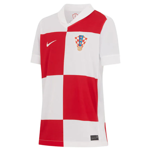 Conjunto Infantil Croacia I 2024 Branco e - Vermelho