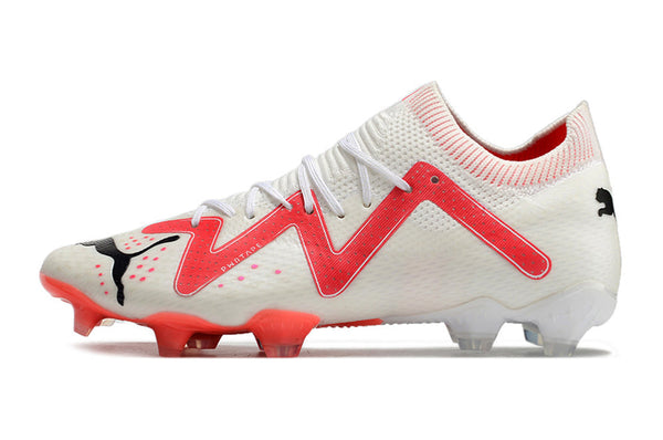 Chuteira Campo Puma Future Ultimate Fg Branca e Rosa Breakthrought - Pack