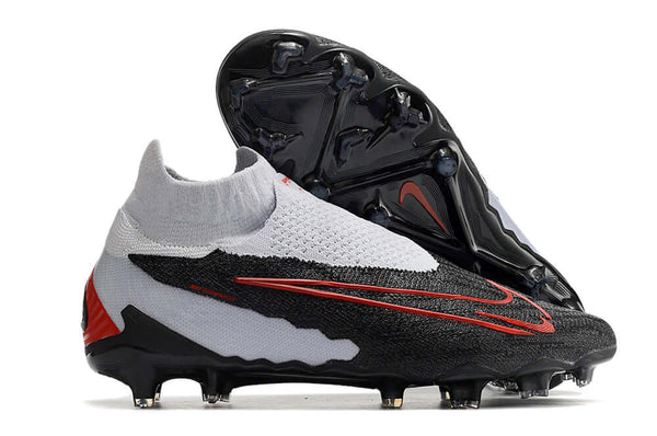 Chuteira Campo Nike Phantom Gx Elite Fusion Pack Branca Preta e - Vermelha