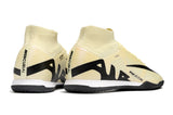 Chuteira Futsal Nike Air Zoom Mercurial Superfly 9 Elite Ic Bege e Preta Mad Ready - Pack