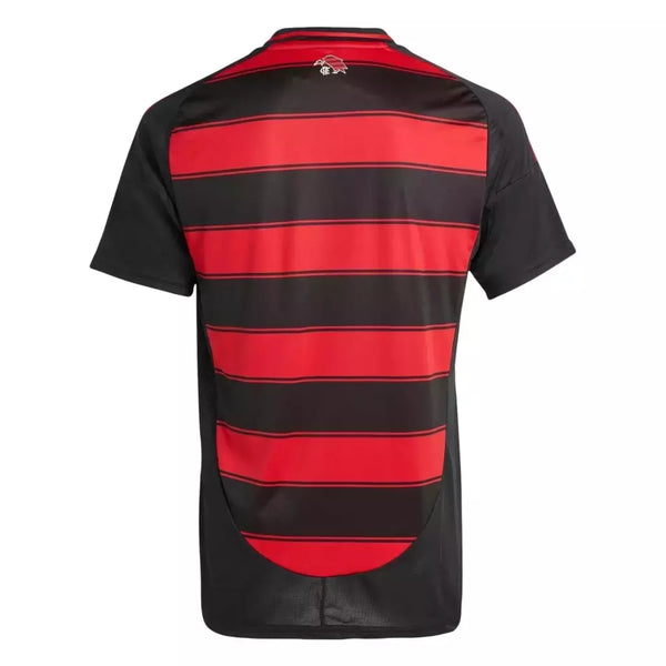 Camisa Flamengo I 25/26 - Torcedor Adidas Masculina - Preta e vermelha