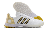 Chuteira Society Adidas Adipure 11 Pro Tf Branca e Dourada Toni - Kroos