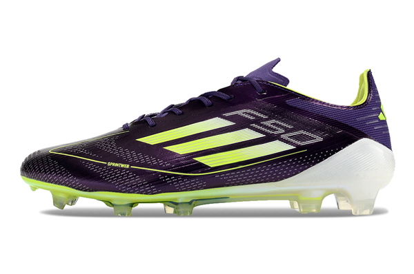 Chuteira Campo Adidas F50 Fg Roxa e Verde Fast - Reborn