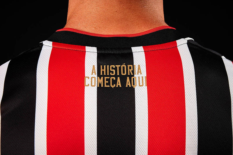 Camisa Tricolor Masculina Away 24/25 - Vermelha e Preta