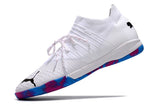 Chuteira Futsal Puma Future Z 1 3 Branco e - Azul