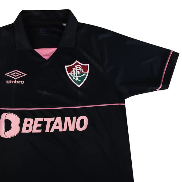 Camisa Fluminense Goleiro 23/24 - Torcedor Preta e Rosa