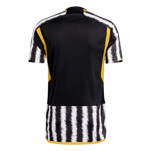 Camisa Juventus Home 23/24 Branca e - Torcedor Preta