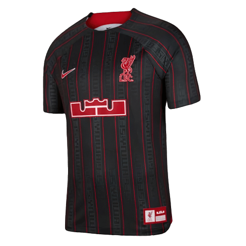 Camisa Liverpool Leblon James 2023 Torcedor Nike - Preta