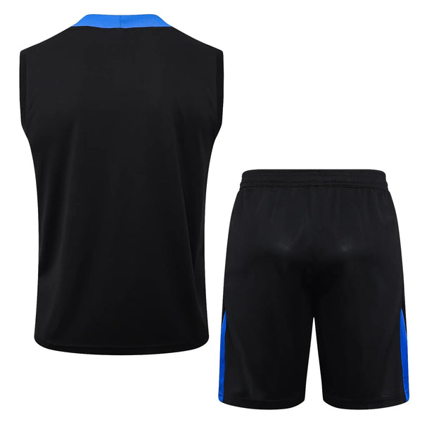 Conjunto Inter de Milao Treino Regata 24/25 - Preto