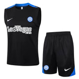 Conjunto Inter de Milao Treino Regata 24/25 - Preto