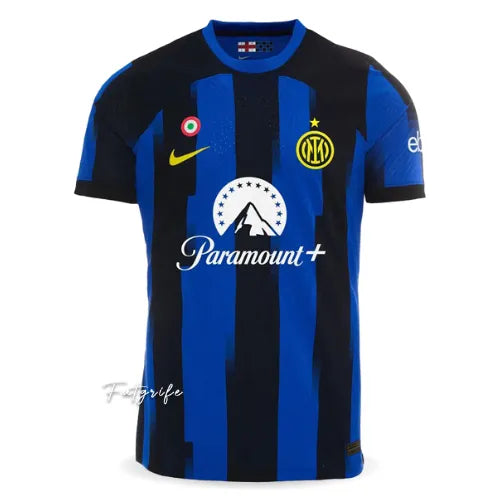 Camisa Inter de Milao Home 23/24 Azul e - Torcedor Preta