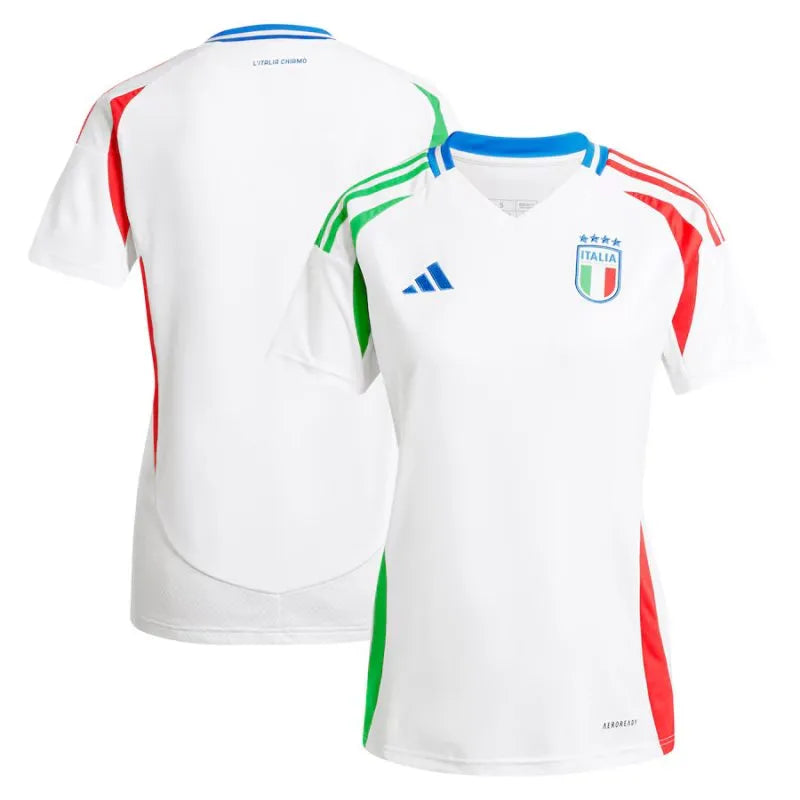 Camisa Italia Feminina Away 2024 - Branca