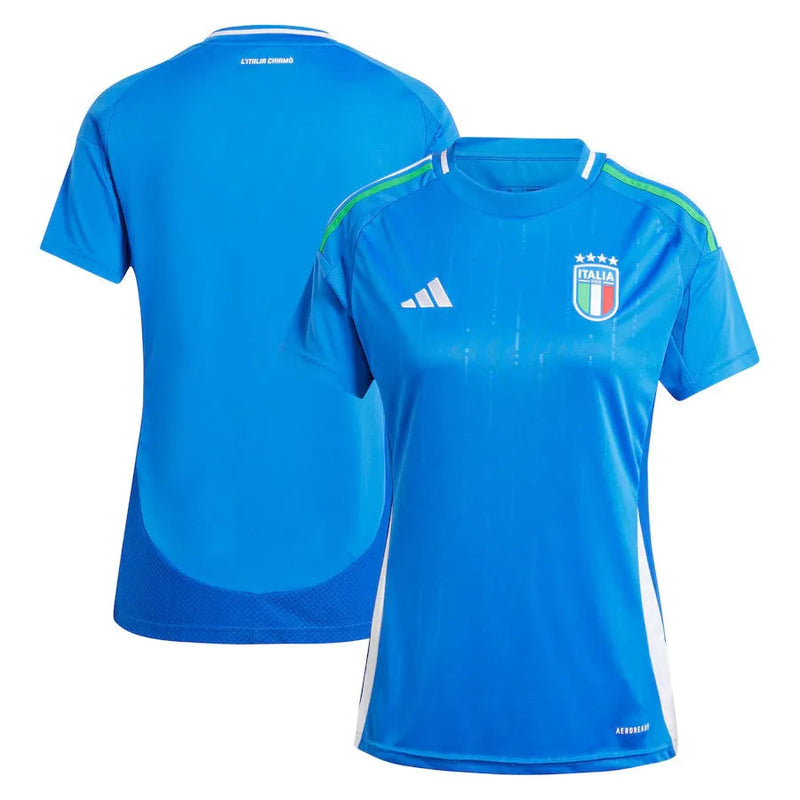 Camisa Italia Feminina Home 2024 - Azul