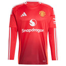 Camisa Manchester United Home 24/25 Manga Longa - Torcedor Vermelha