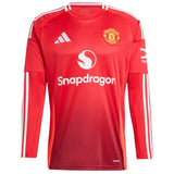 Camisa Manchester United Home 24/25 Manga Longa - Torcedor Vermelha