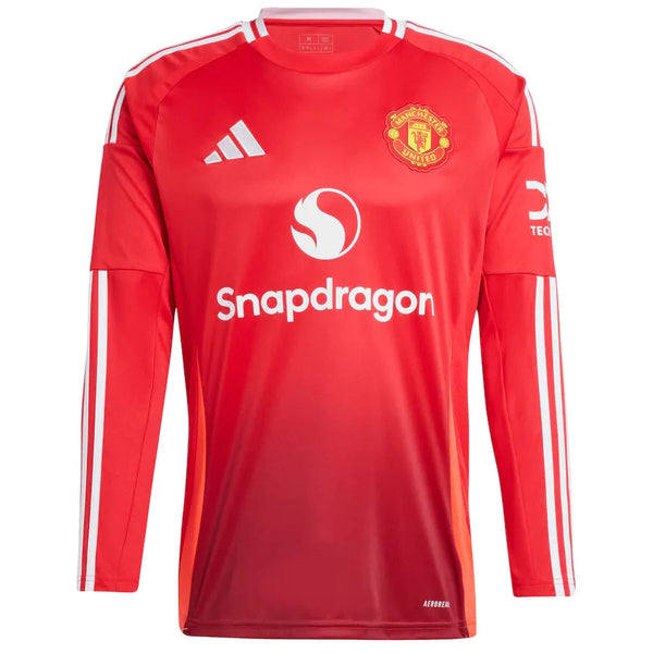 Camisa Manchester United Home 24/25 Manga Longa - Torcedor Vermelha