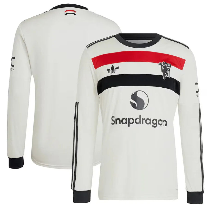 Camisa Manchester United Third 24/25 Manga Longa - Torcedor Branca