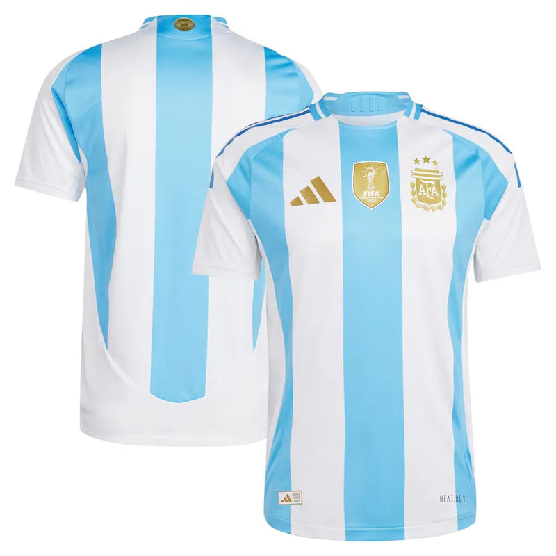 Camisa Argentina Home 2024 Jogador Azul e - Branca
