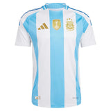 Camisa Argentina Home 2024 Jogador Azul e - Branca