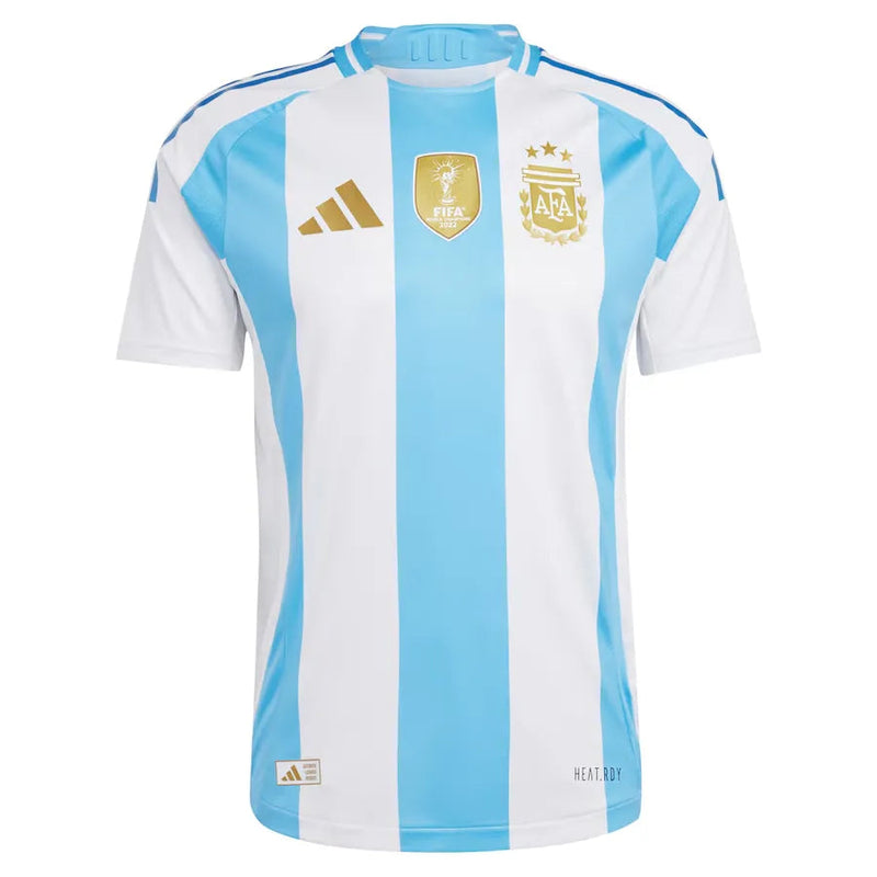 Camisa Argentina Home 2024 Jogador Azul e - Branca