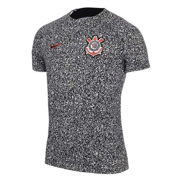 Camisa Corinthians Pre Jogo 24/25 - Torcedor Branca e Preta