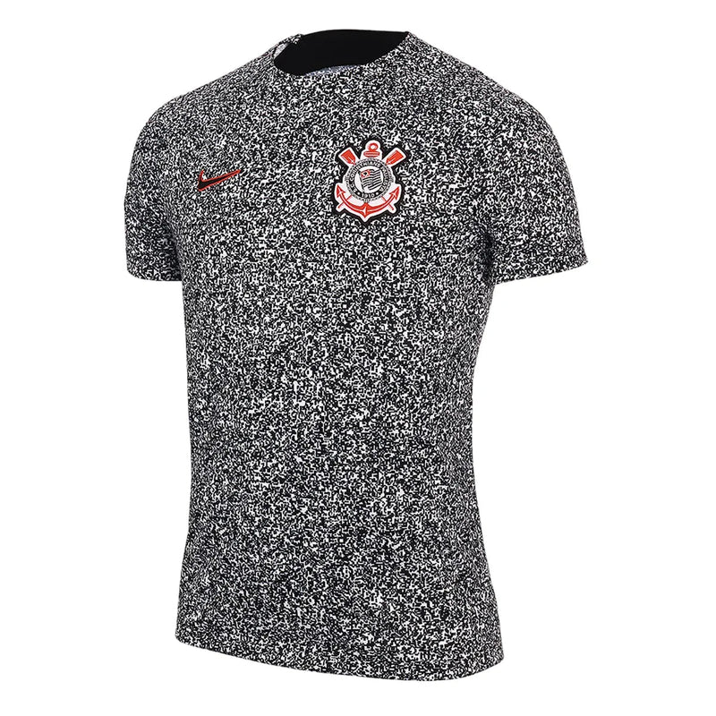 Camisa Corinthians Pre Jogo 24/25 - Torcedor Branca e Preta