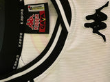 Camisa Vasco da Gama Away 2000 Retro Kappa Branca e Preta - Torcedor