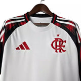 Camisa Flamengo II 25/26 - Torcedor Adidas Masculina - Branca com detalhes em preto e vermelho