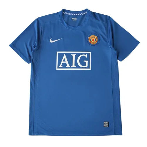 Camisa Manchester United Away 07/08 Retrô Nike - Azul