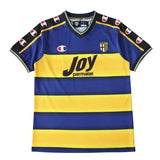 Camisa Parma Away 01/02 Retrô Champion Azul e - Amarela