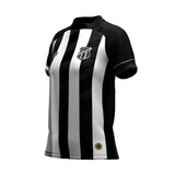 Camisa Ceará Home 24/25 - Feminina Preta e Branca