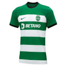 Camisa Sporting Home 22/23 Torcedor Nike Verde e - Branca