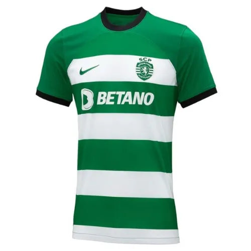Camisa Sporting Home 22/23 Torcedor Nike Verde e - Branca