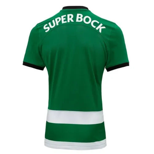 Camisa Sporting Home 22/23 Torcedor Nike Verde e - Branca