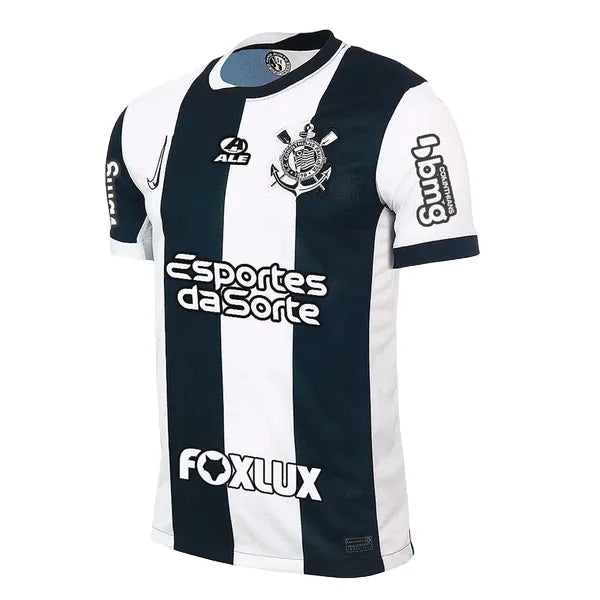Camisa Corinthians Third 24/25 - Torcedor Preta e Branca Garro8