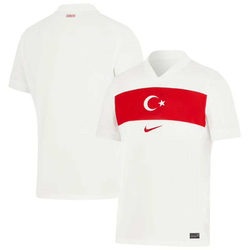 Camisa Turquia Home 2024 - Torcedor Branca