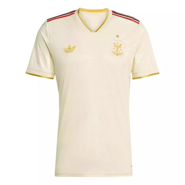 Camisa Flamengo III 25/26 - Torcedor Adidas Masculina - Off White