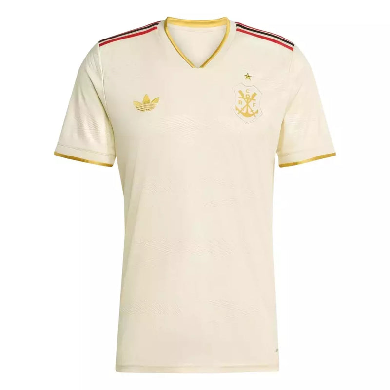 Camisa Flamengo III 25/26 - Torcedor Adidas Masculina - Off White