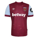 Camisa West Ham Home 22/23 Torcedor Umbro - Vinho