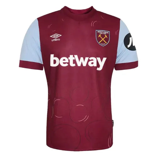 Camisa West Ham Home 22/23 Torcedor Umbro - Vinho