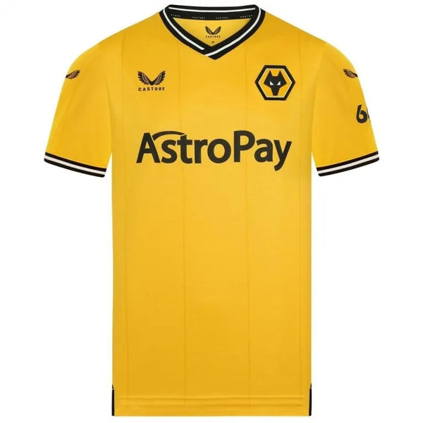 Camisa Wolverhampton Home 22/23 Torcedor Castore - Amarela