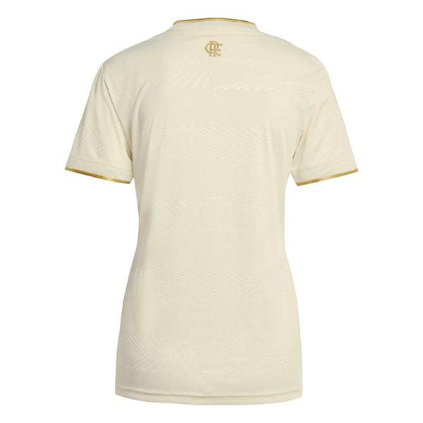 Camisa Flamengo III 25/26 - Torcedor Adidas Feminina - Off White